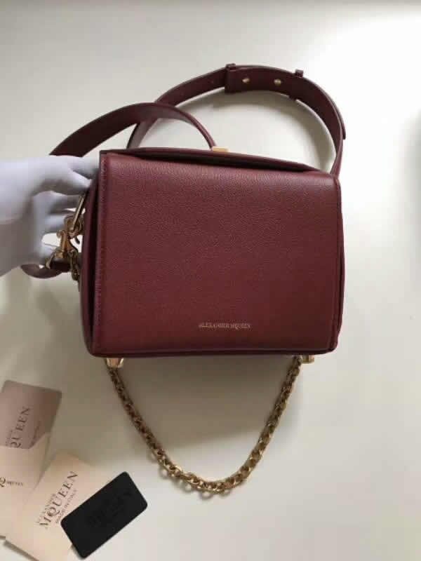 Replica New Fashion Cheap Red Alexander Mcqueen Box Handbags